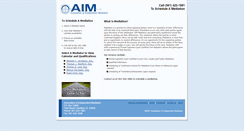 Desktop Screenshot of aim-mediators.com